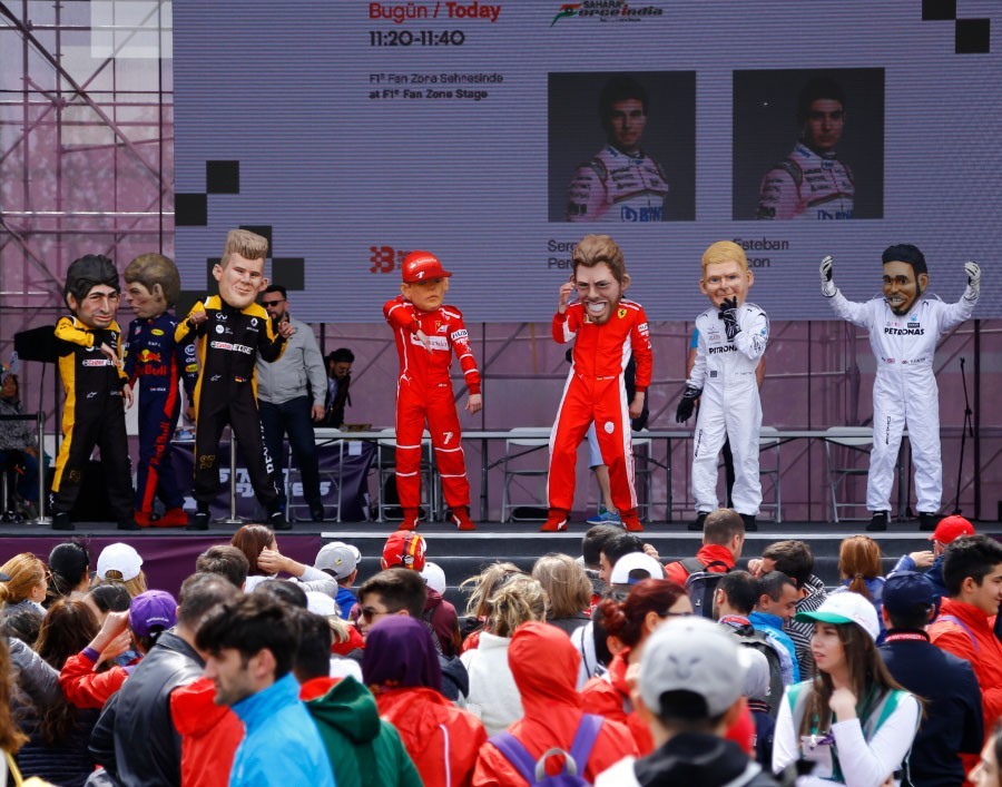 Сцены Фан-зоны F1®