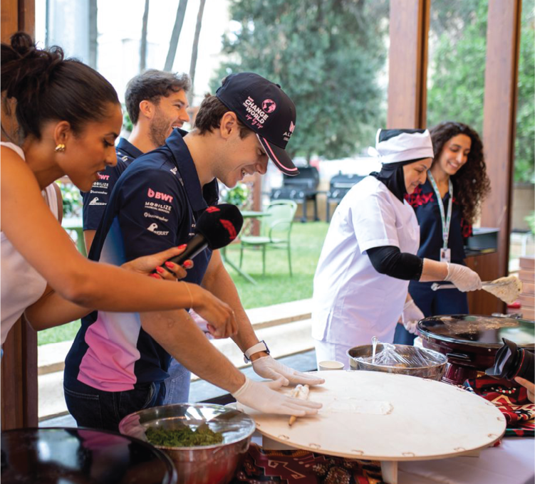 Formula 1 Drivers Cook Qutab in Baku!