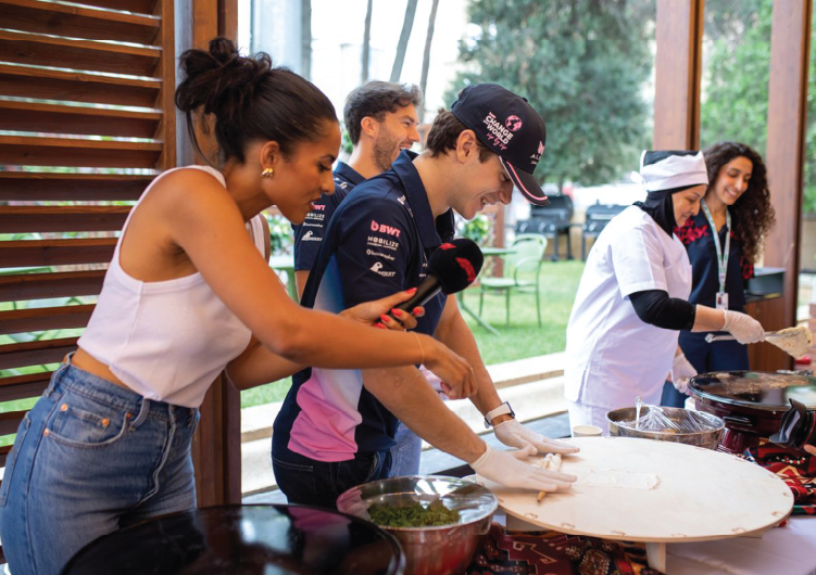 Formula 1 Drivers Cook Qutab in Baku!