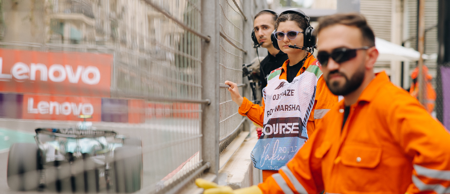 Baku City Circuit Marshals Take Center Stage After Record-Breaking Qualifying Chaos