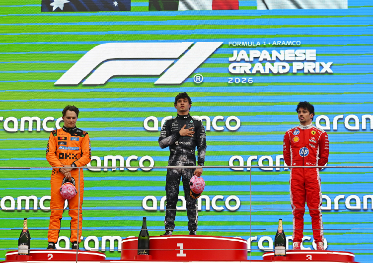 Kimi Antonelli 2026-cı il Yaponiya Qran Prisində möhtəşəm qələbə qazandı