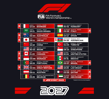 2027-ci il Formula 1 Azərbaycan Qran-prisinin tarixi açıqlandı