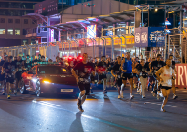 Formula 1 track hosts mass run for the first time Hundreds take part in BCC F1 Weekend Run at Baku City Circuit