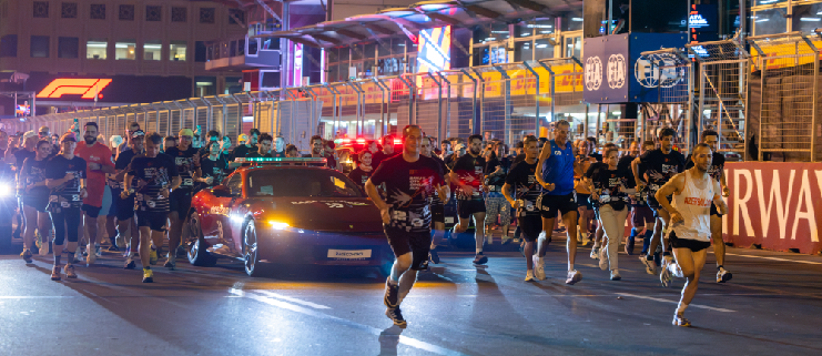 Formula 1 track hosts mass run for the first time Hundreds take part in BCC F1 Weekend Run at Baku City Circuit